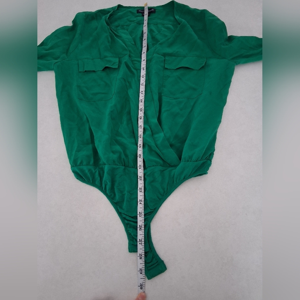 Guess By Marciano/ Vibrant Green Bodysuit Top/ Size US M - Picture 15 of 17